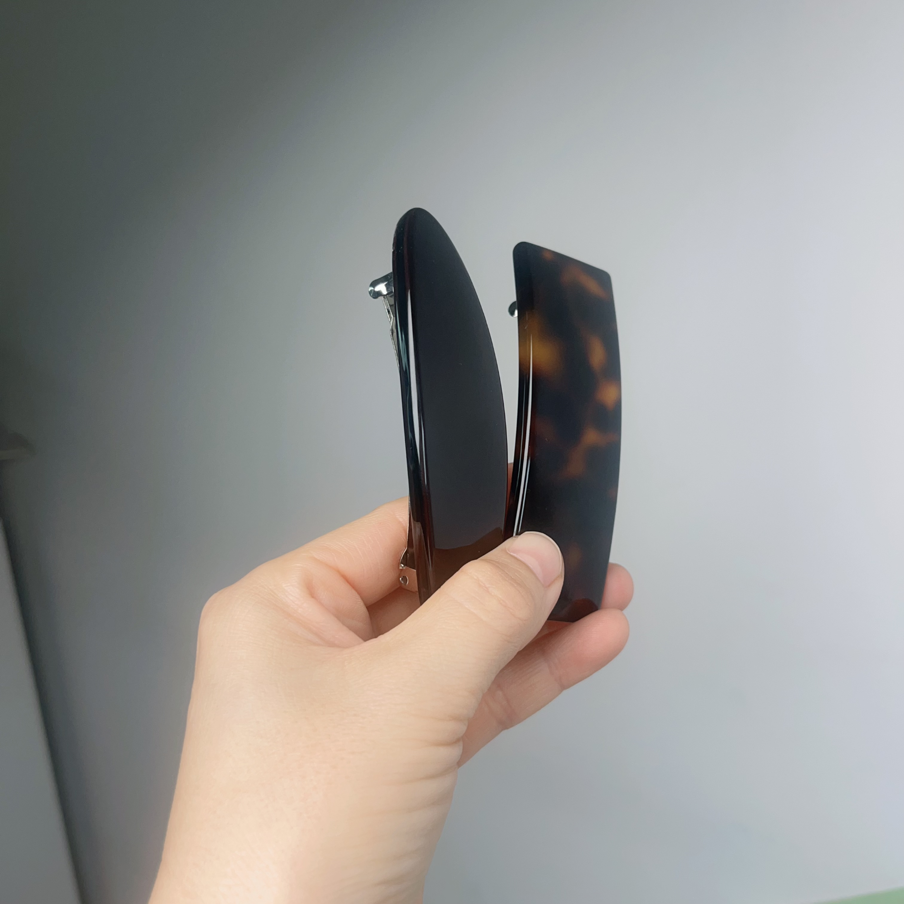 醋酸外贸厚板材弹簧夹长气质（能接受意板暗色多的再拍）