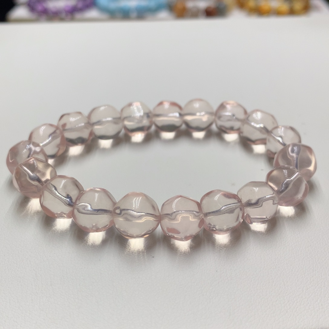 水晶手链未镶嵌天然菠萝珠