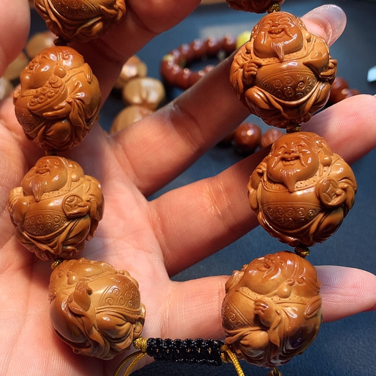 【闪购商品】橄榄核手串/手链无*橄榄雕