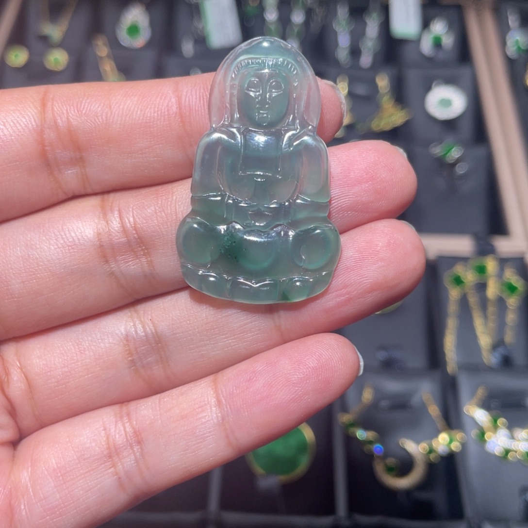 翡翠未镶嵌颈饰天然翡翠