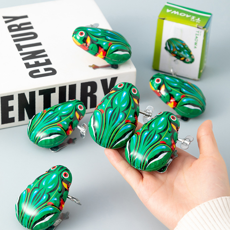 新奇特铁皮青蛙怀旧小礼物幼儿园奖励小朋友玩具可爱奖品创意礼品