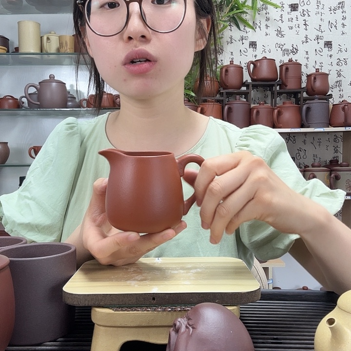 茶杯紫砂原矿朱泥公道杯200CC左右没礼盒