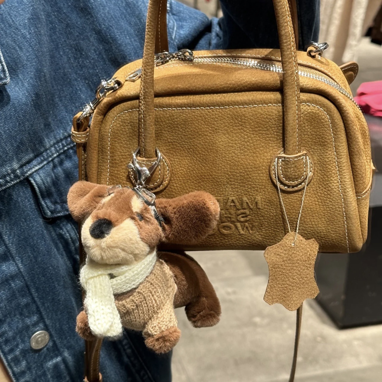  k波士顿18*12*10包包挂件小狗公仔挂饰