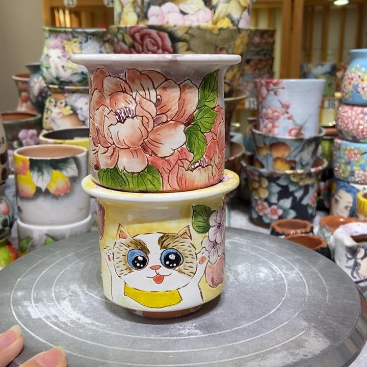 景德镇艺术手绘作品