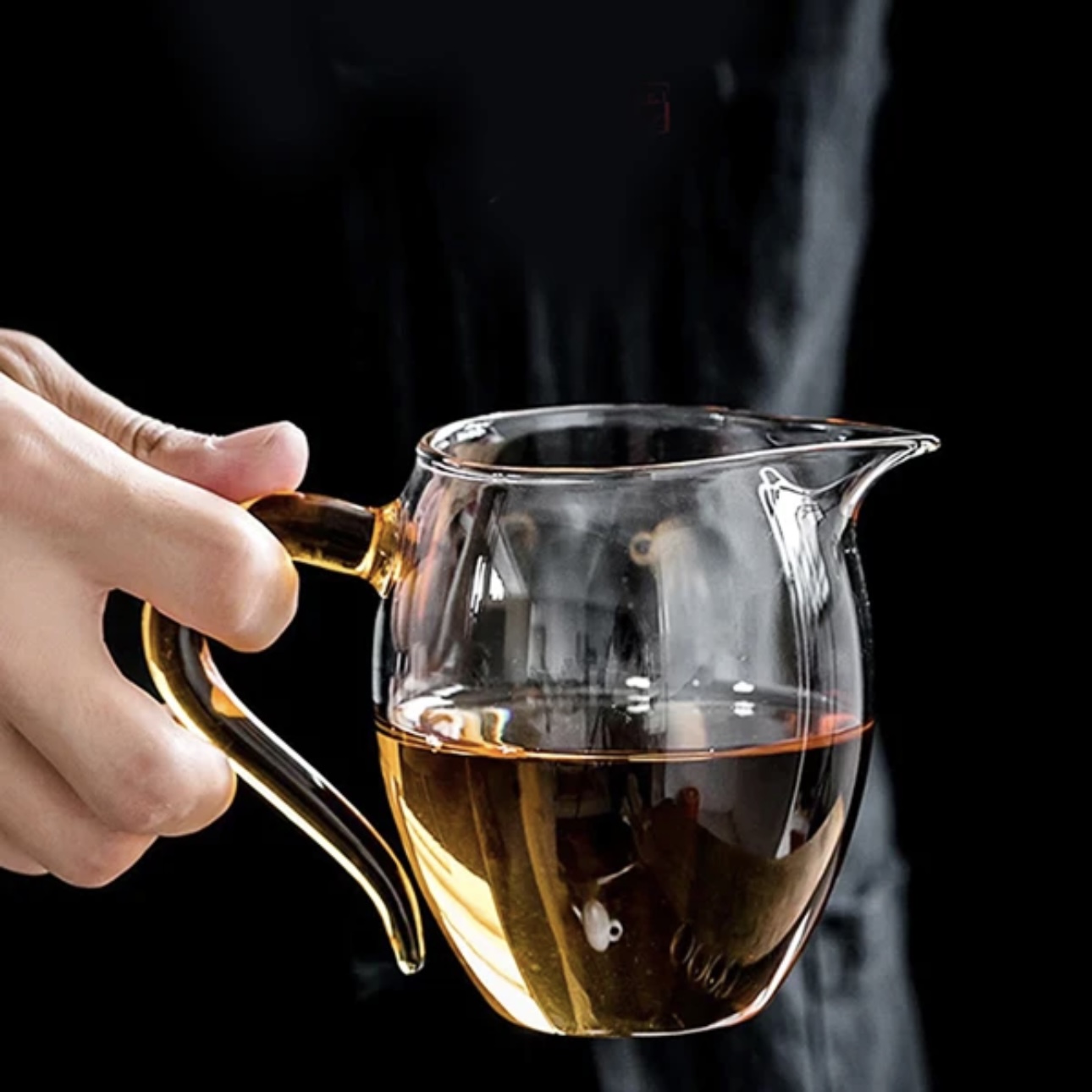 公道杯玻璃茶具分茶器泡茶杯公杯茶海日式透明公道B877