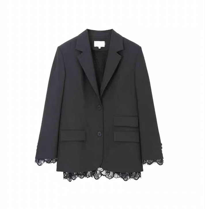 【洛丽塔】2025高级西装领感时尚气质设计师小香风西装V领外套