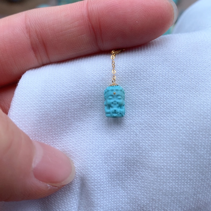 绿松石绿松石配饰18K金镶嵌