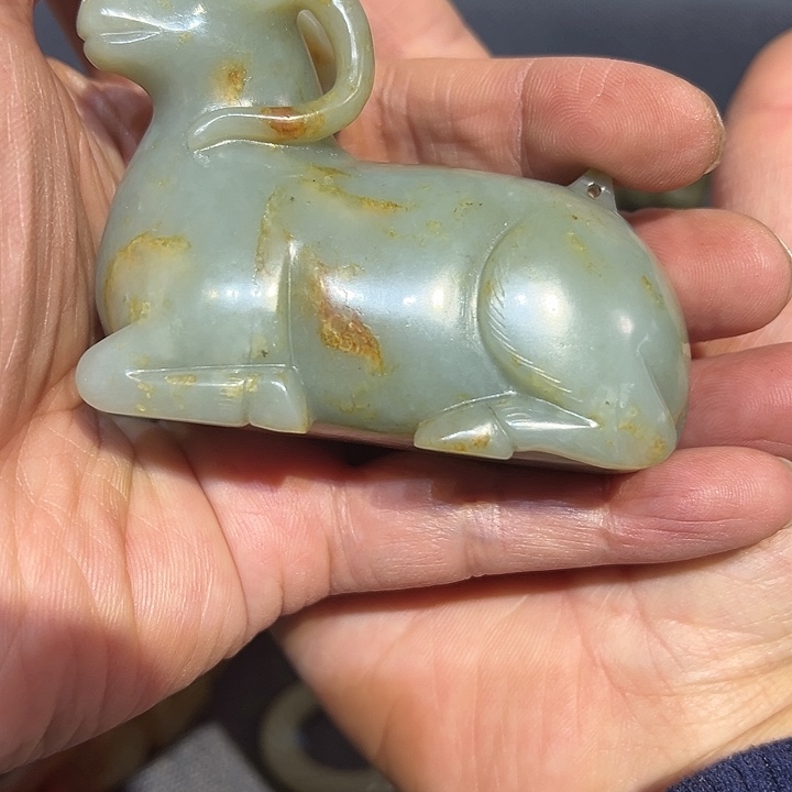 和田玉（糖玉）挂件／把件未镶嵌九*