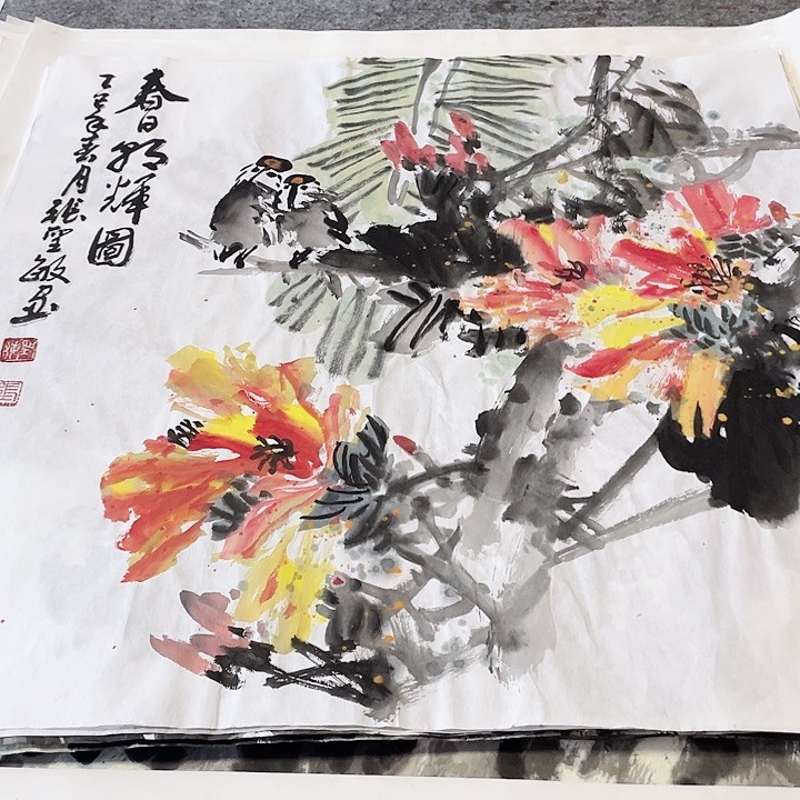 国画张圣敏先生纯手绘作品