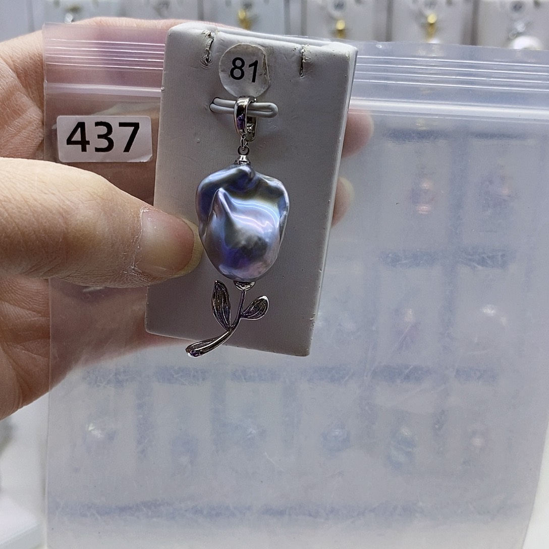 颈饰合金淡水珍珠