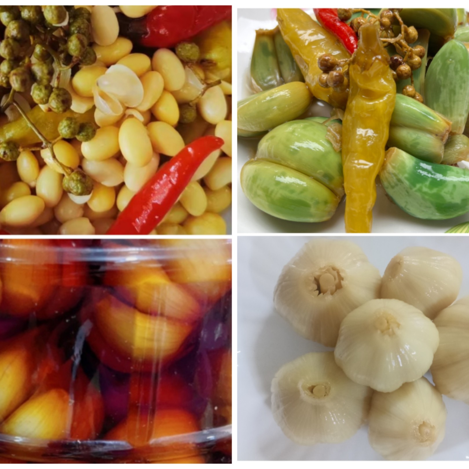 竹山农家风味儿糖醋大蒜酸辣麻豆开胃小凉菜1斤/2斤/5斤