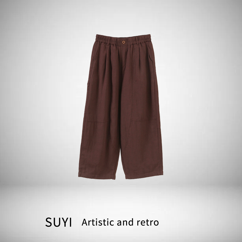 【SUYI原创高定】新款苎麻休闲裤