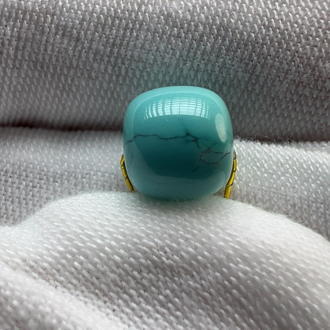 绿松石未镶嵌配饰7.7×7.2