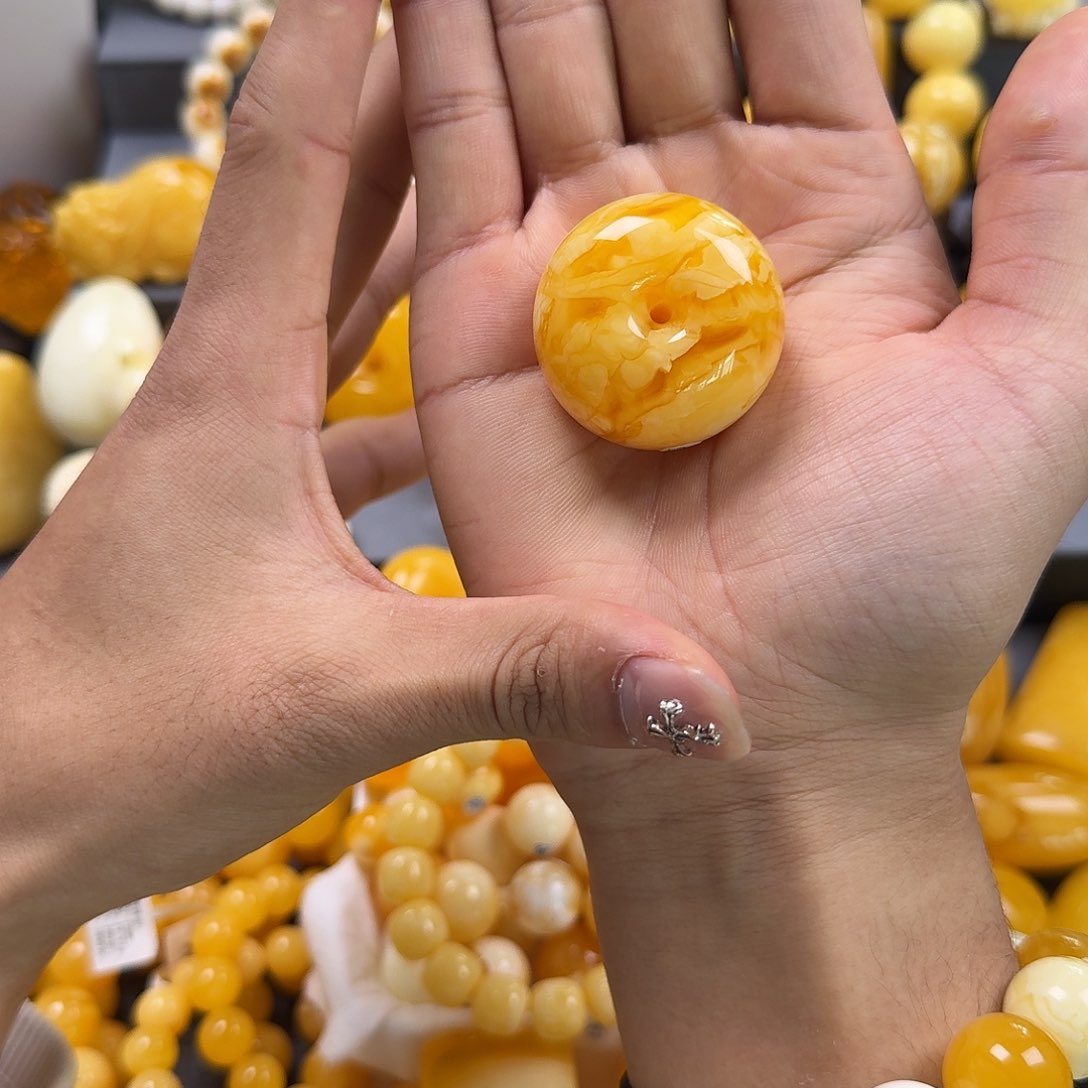 蜜蜡珠宝奇石未镶嵌虎皮墩子