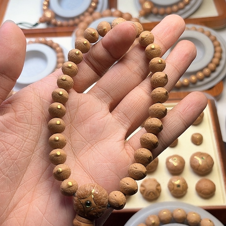 凤眼菩提吊坠河****件9.5mm凤眼