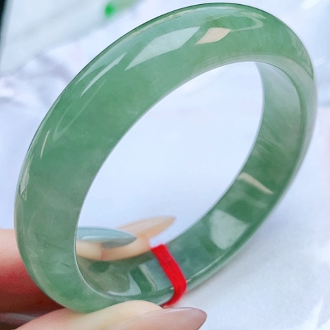 未镶嵌手镯翡翠51圈口010024