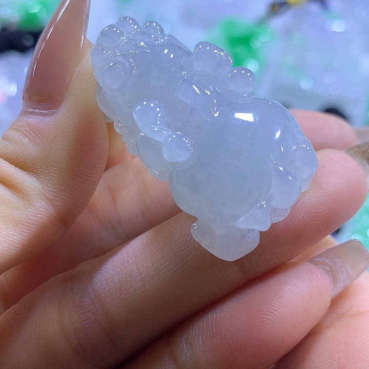 翡翠未镶嵌颈饰天然翡翠A货吊坠