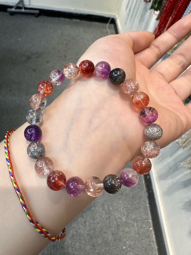 烟花超七卡7+8毫米手串