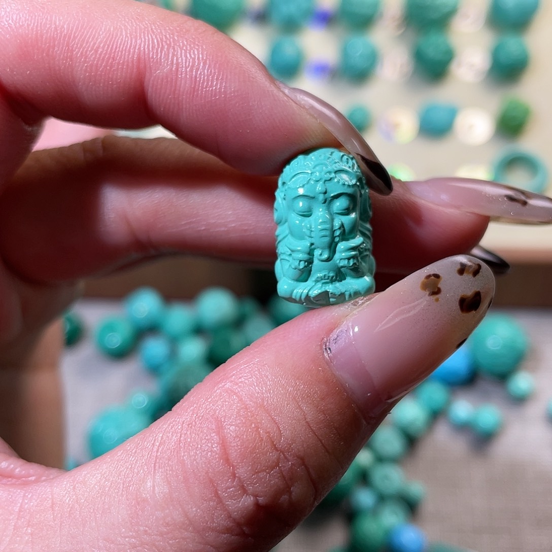 手工雕刻配饰配珠卡11+