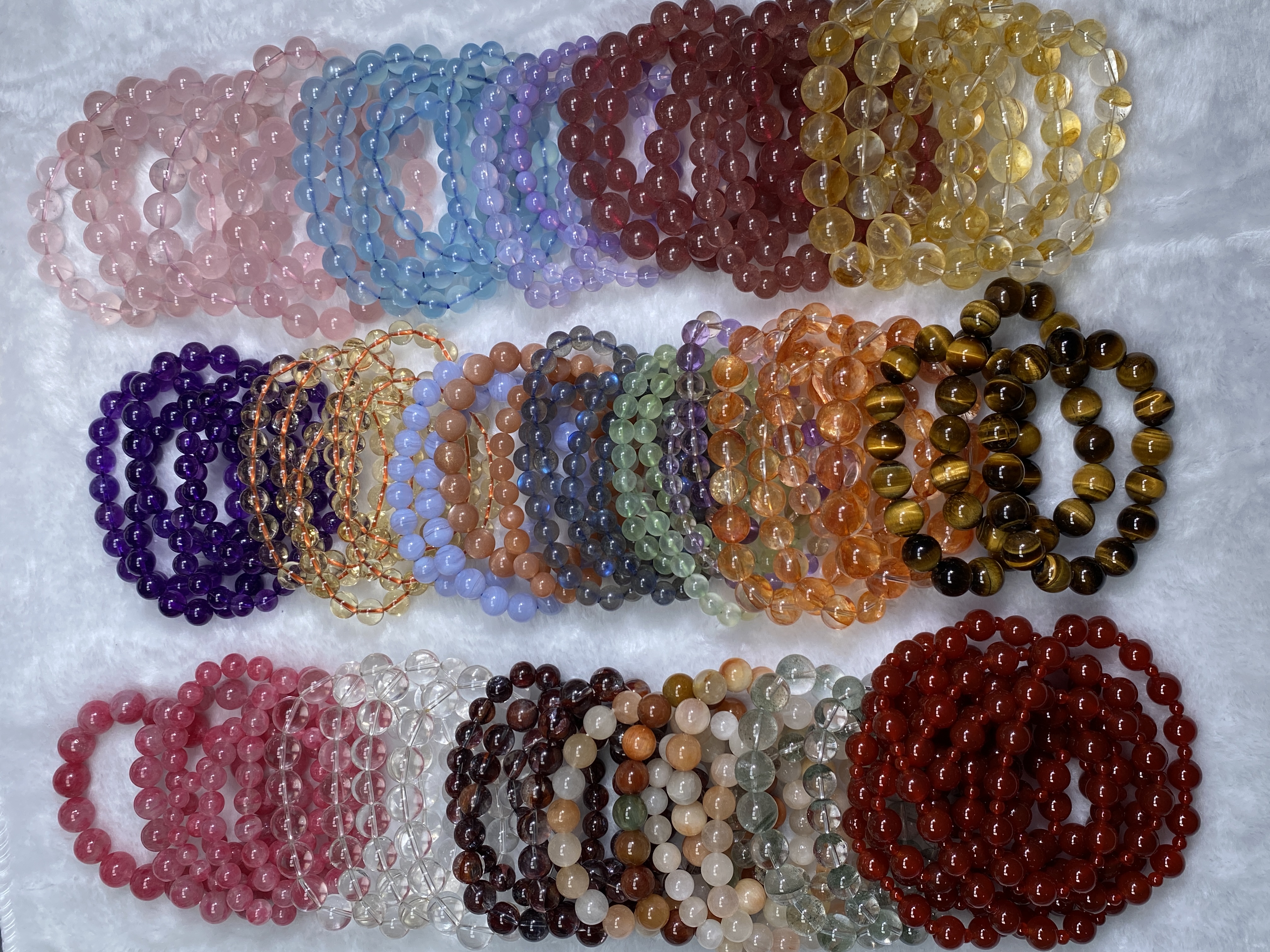 【77晶选珠宝】天然水晶手串手链默认微瑕-多样性发其一