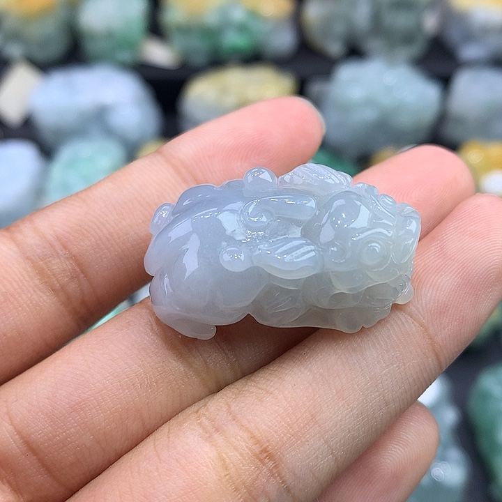 颈饰未镶嵌翡翠天然缅甸翡翠