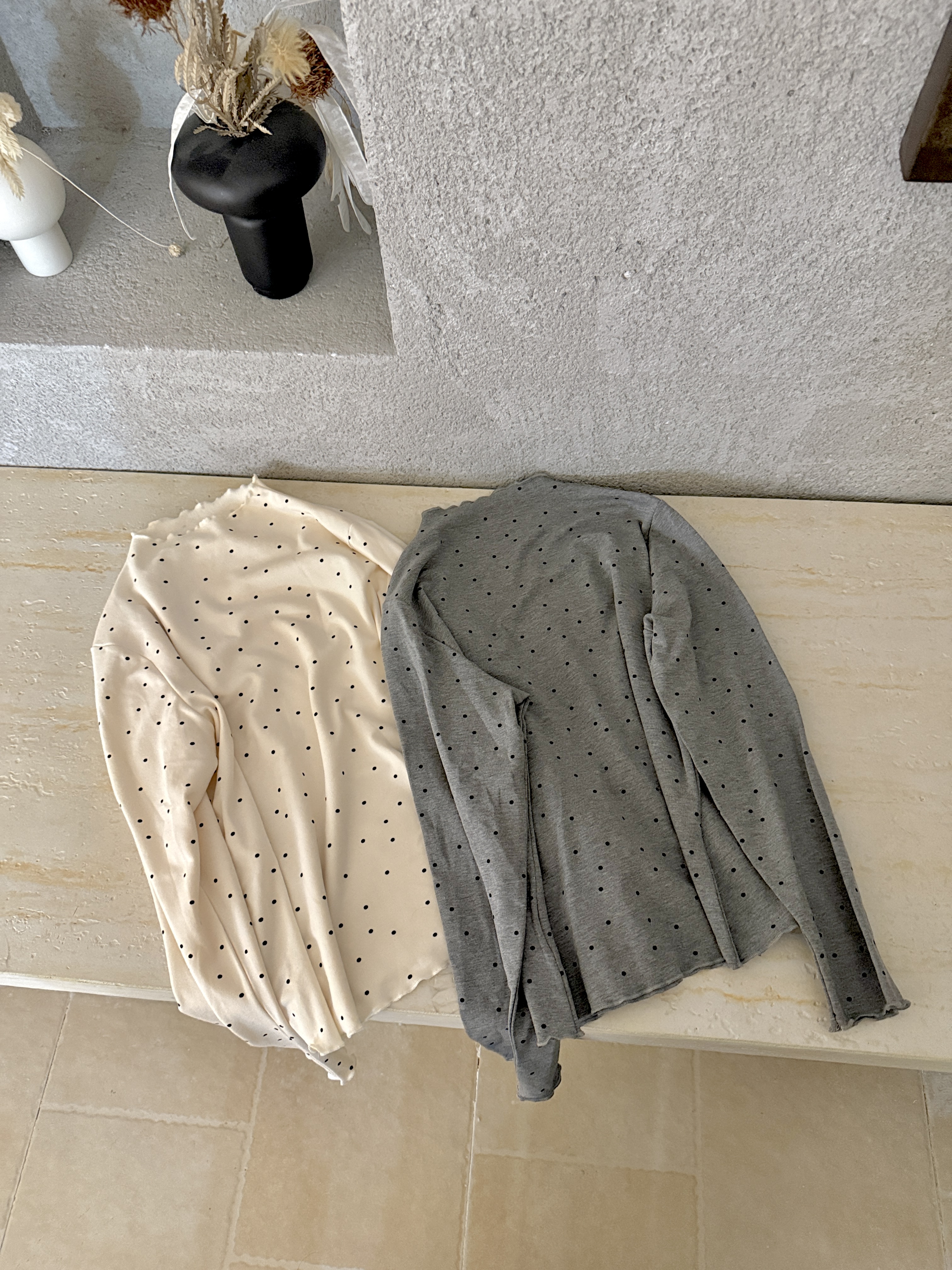 波点内搭 大码胖mm时尚针织打底衫 可外穿 遮肉百搭显瘦春秋款