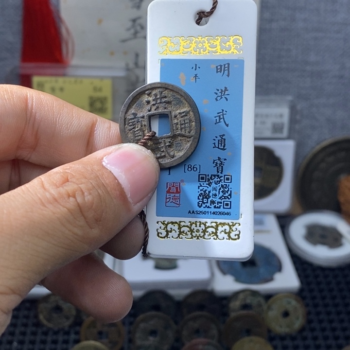 铜洪武通宝元亨……