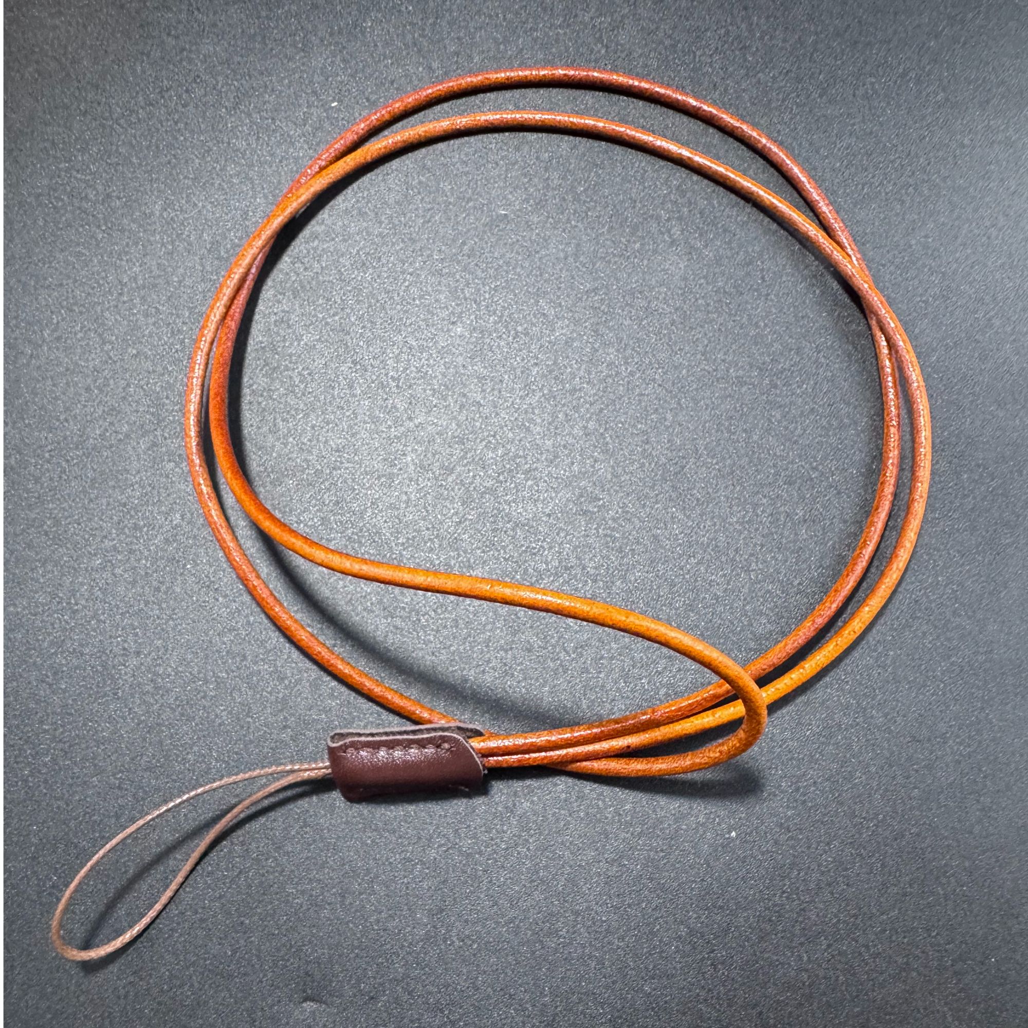 牛皮吊坠绳 牛皮绳一根 2.5毫米直径 对折长度20厘米