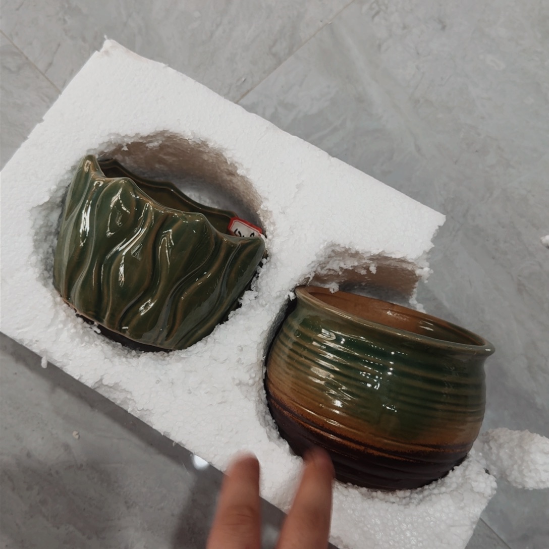 紫砂花盆粗陶盆醋