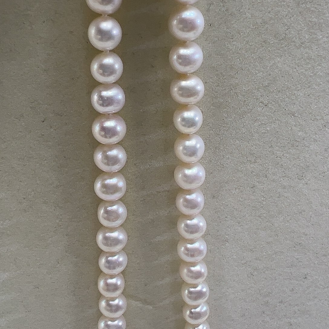 淡水珍珠银S925镶嵌颈饰➕9-10高品极光炫彩