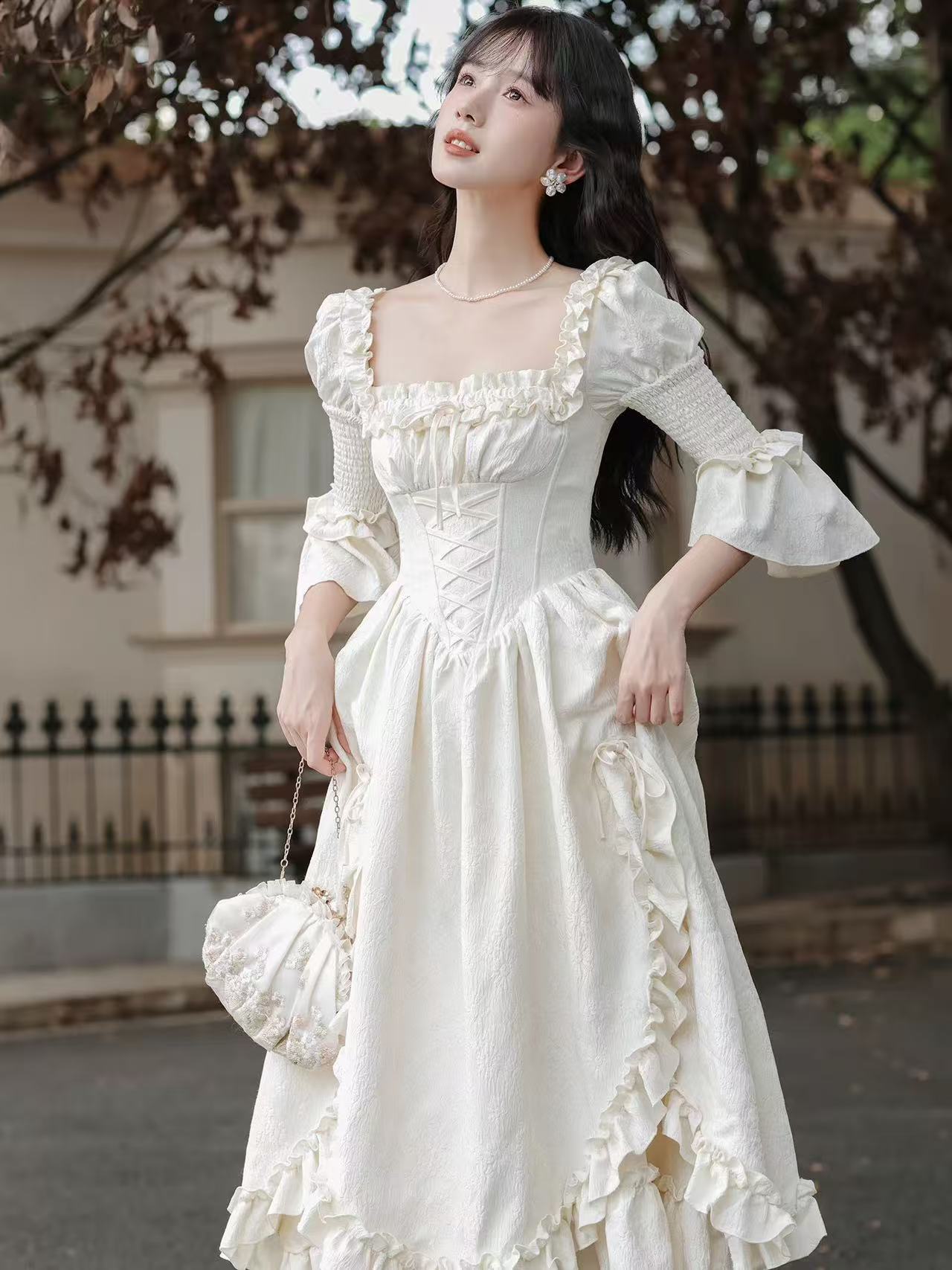 【101-200】欣妍长裙气质高贵连衣裙