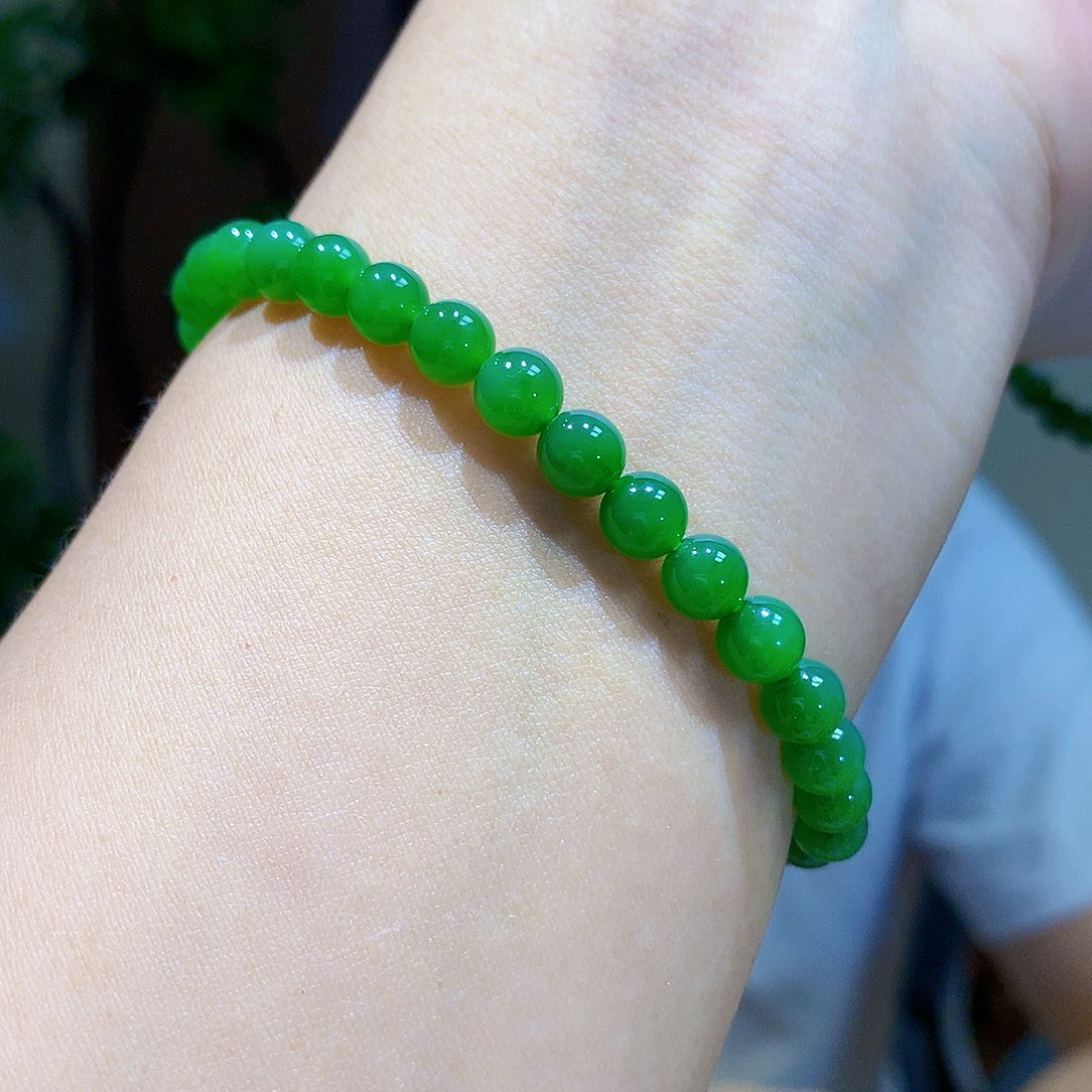 手链未镶嵌和田玉（碧玉）卡6