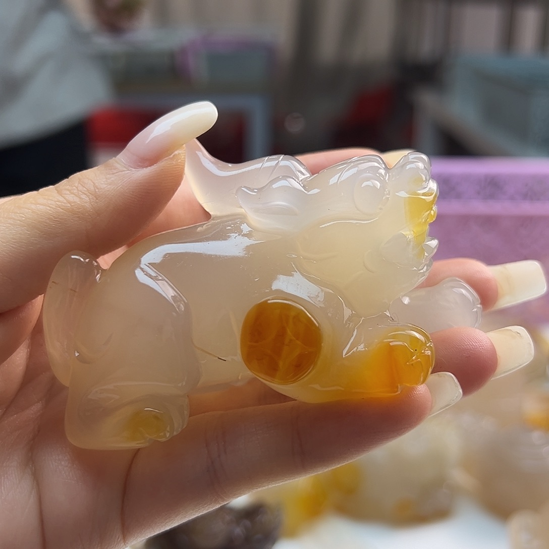 玛瑙/玉髓未镶嵌吊坠(不含链)