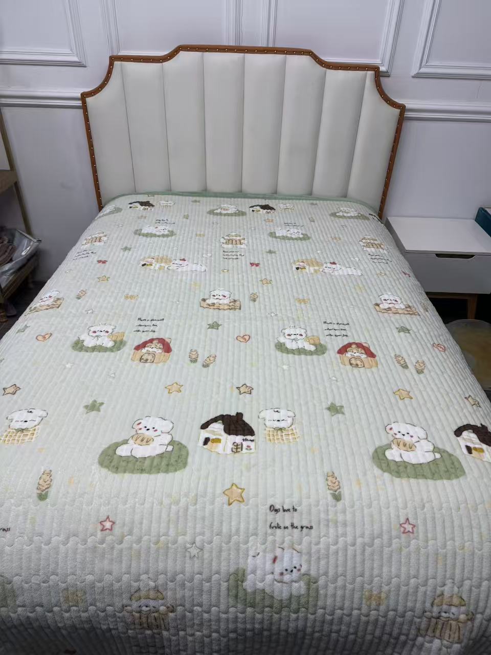 【加大尺寸】三层夹棉加厚绗缝防滑冬季柔软亲肤可机洗床盖