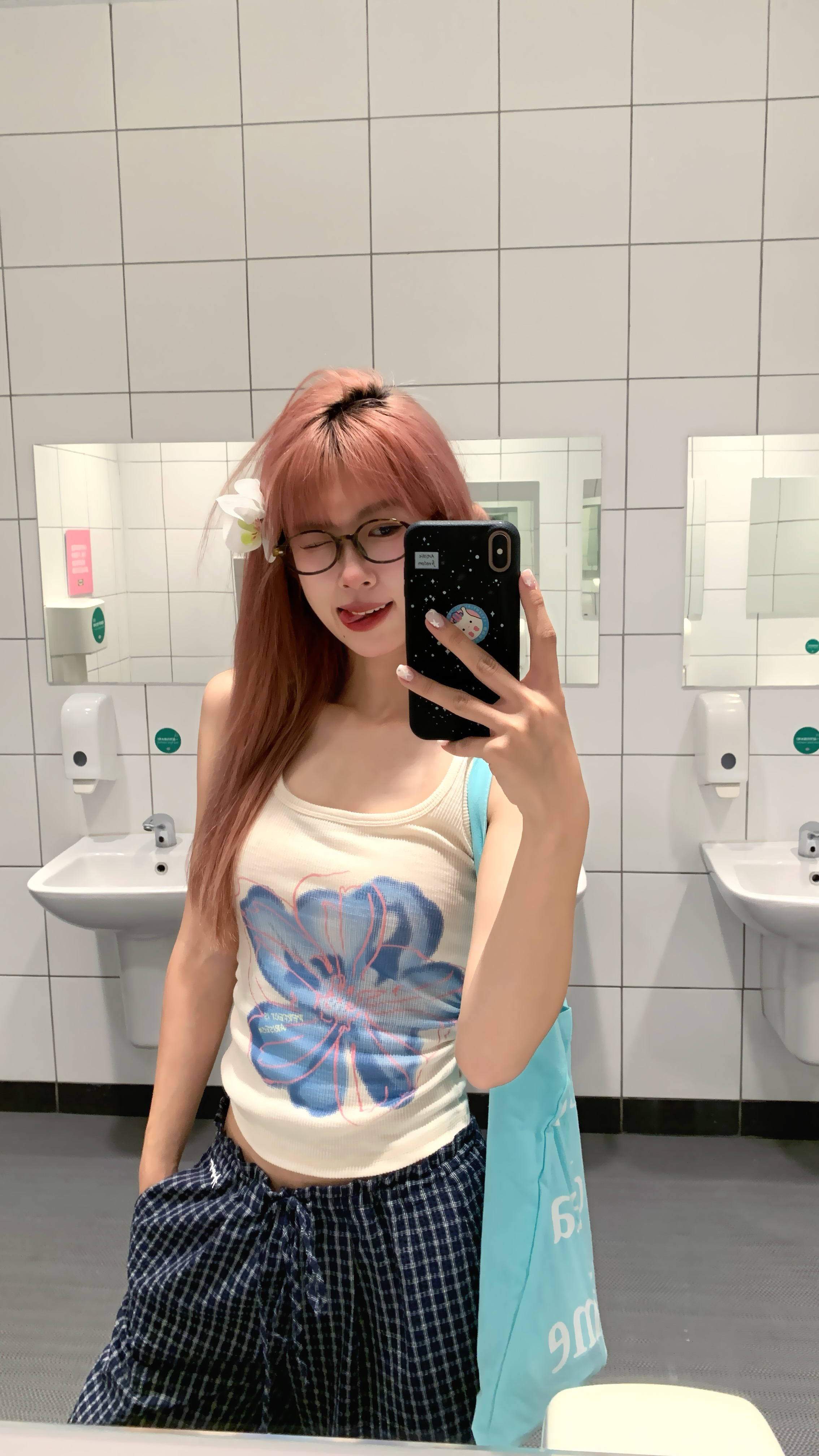 蓝色妖姬背心 炒鸡奈斯