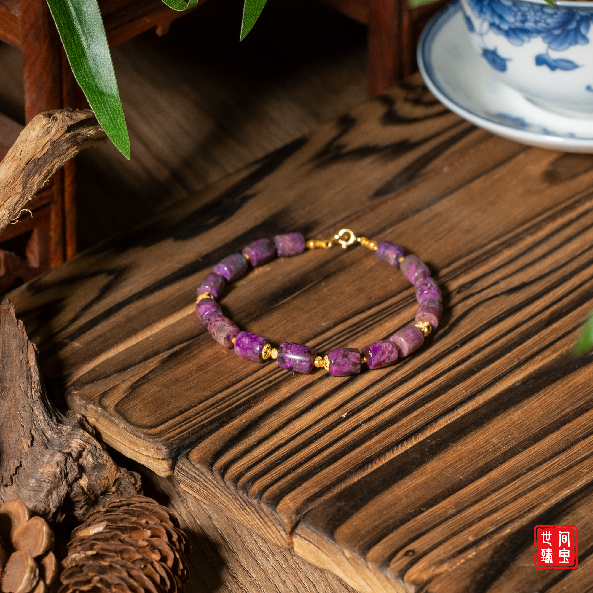 世间臻宝-桃喜 | 舒俱来DIY手链/5-7mm+/多样性发/P2641/18/0/