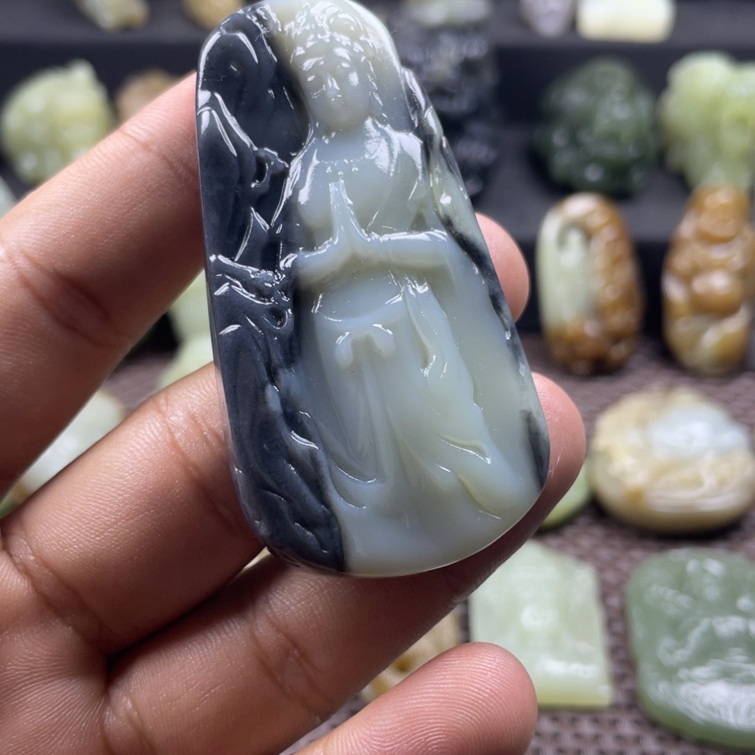 和田玉未镶嵌颈饰西*风