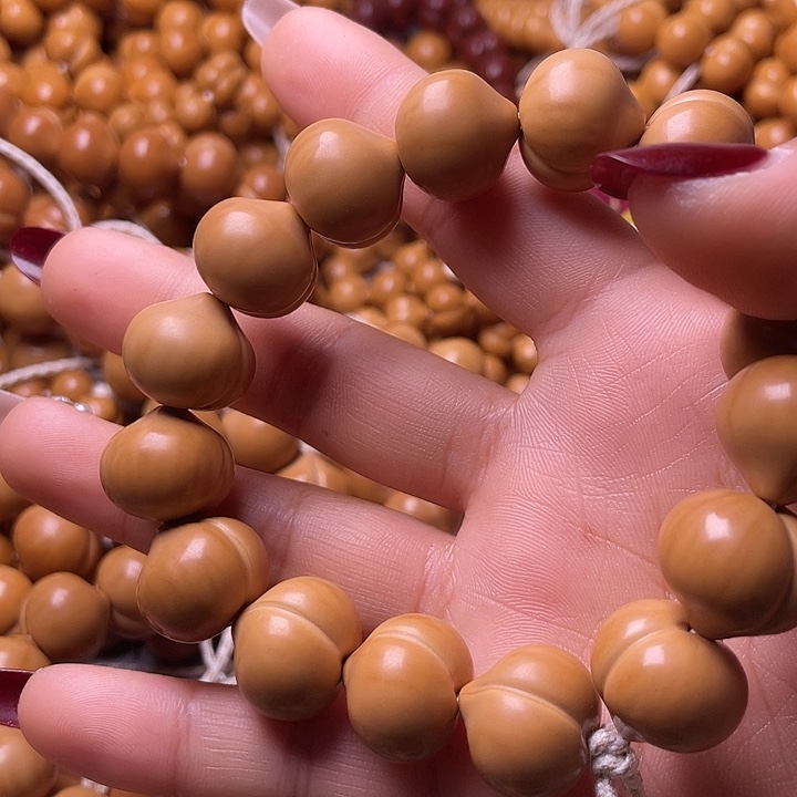 手串猴头核桃17尺寸镜面柯基屁桃手持全品无暇