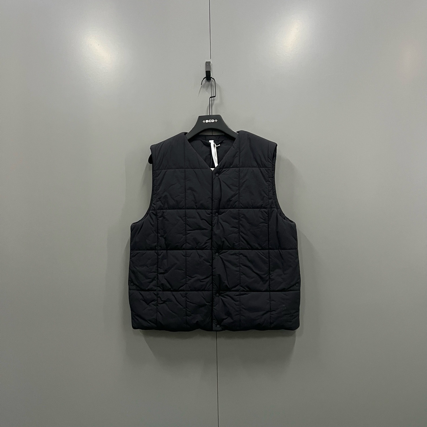 未使用 BURBERRY/博柏利 (ll) 黑色压纹休闲马甲 S M L码 020059