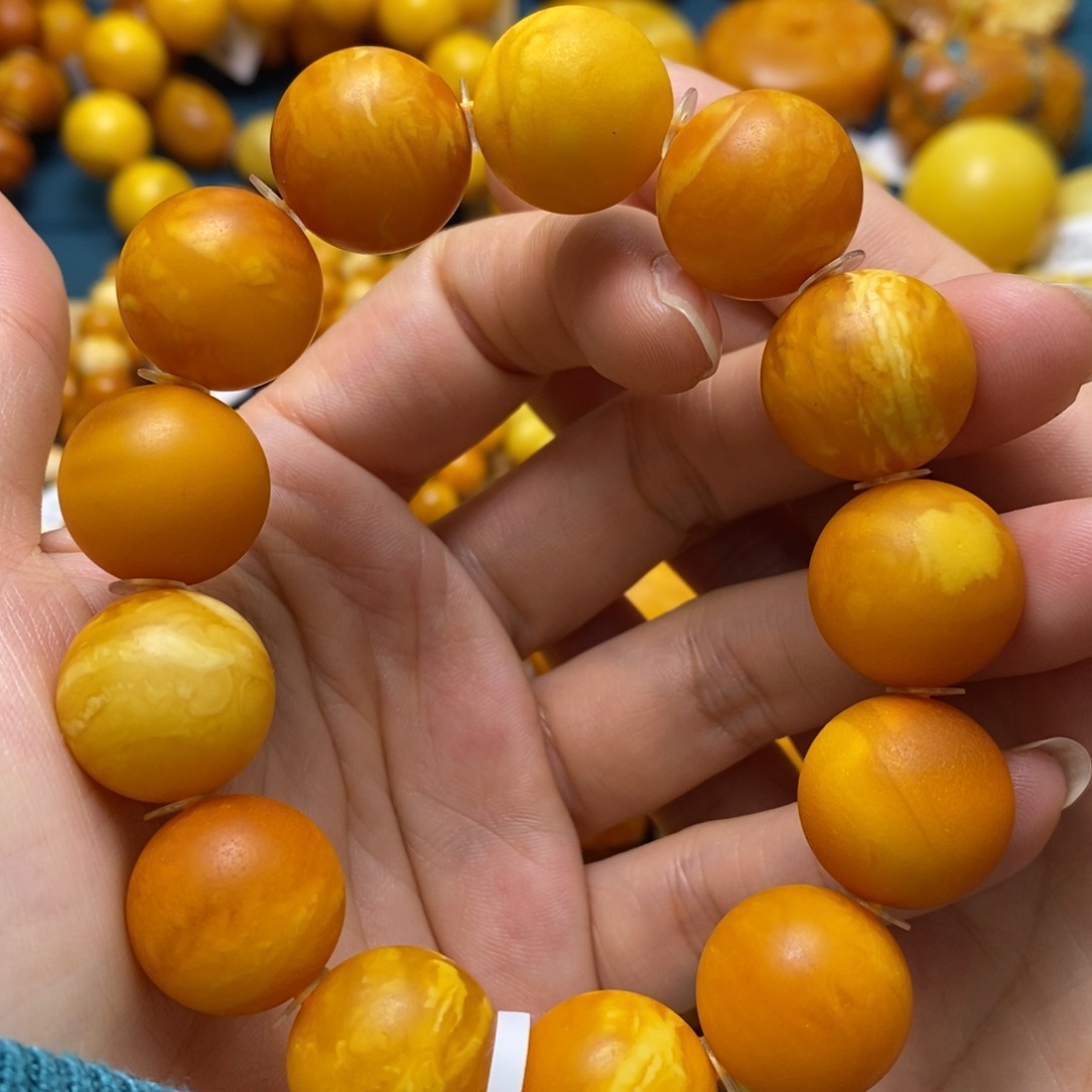 琥珀手链未镶嵌16:8加