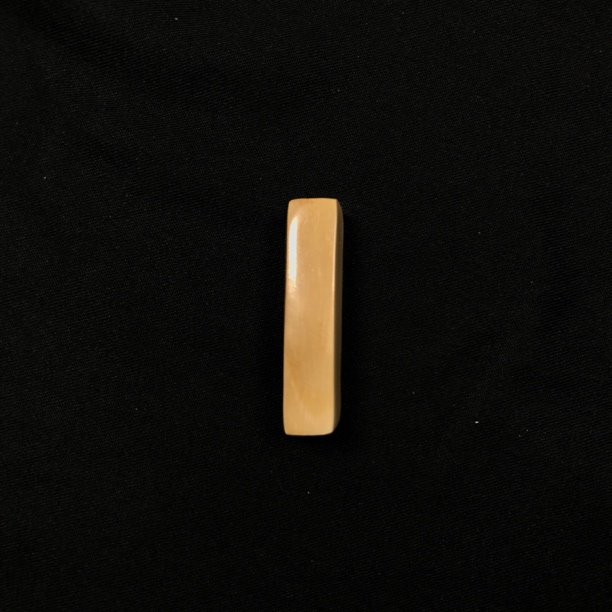 H12713 只做天然猛犸象牙 蓝皮方料 饰品