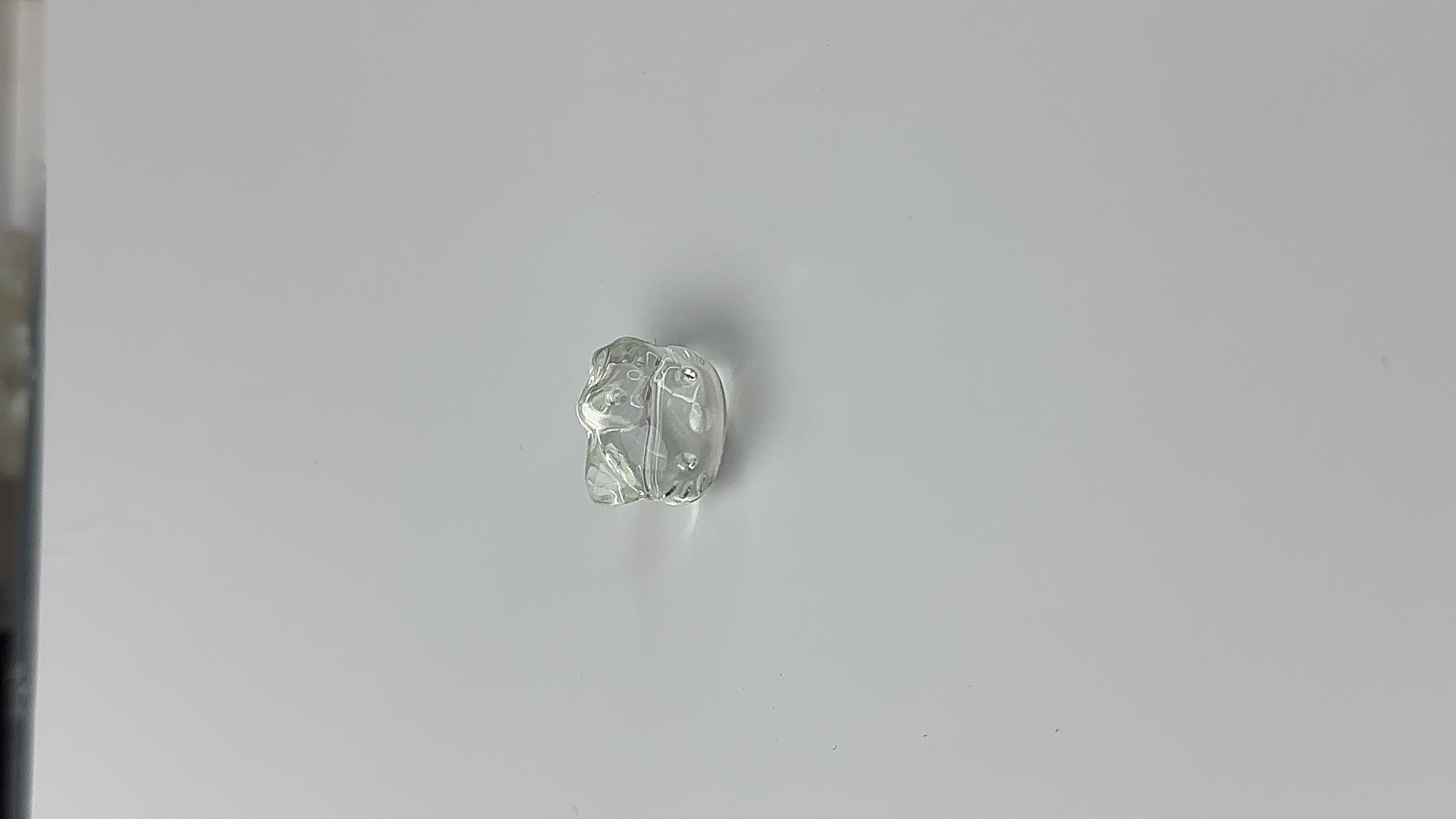 配珠 白水Hellokitty头像雕刻水晶diy手链项链配件珠子