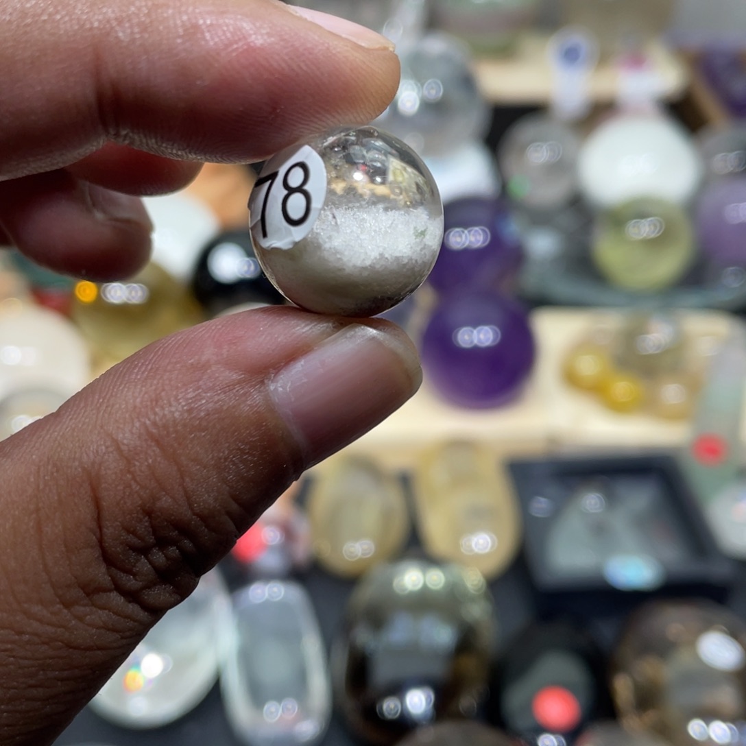 水晶未镶嵌珠宝半成品