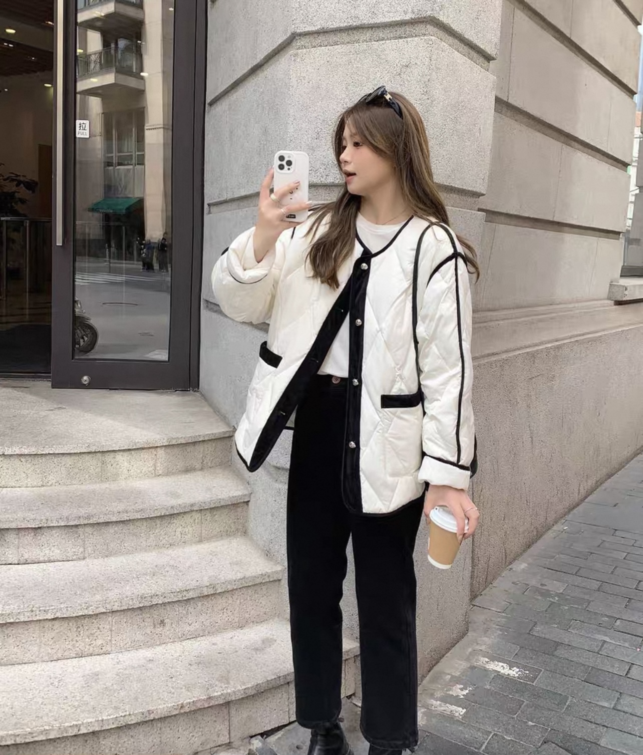 TY545033-1回味依衣高级感时尚设计师新款外套