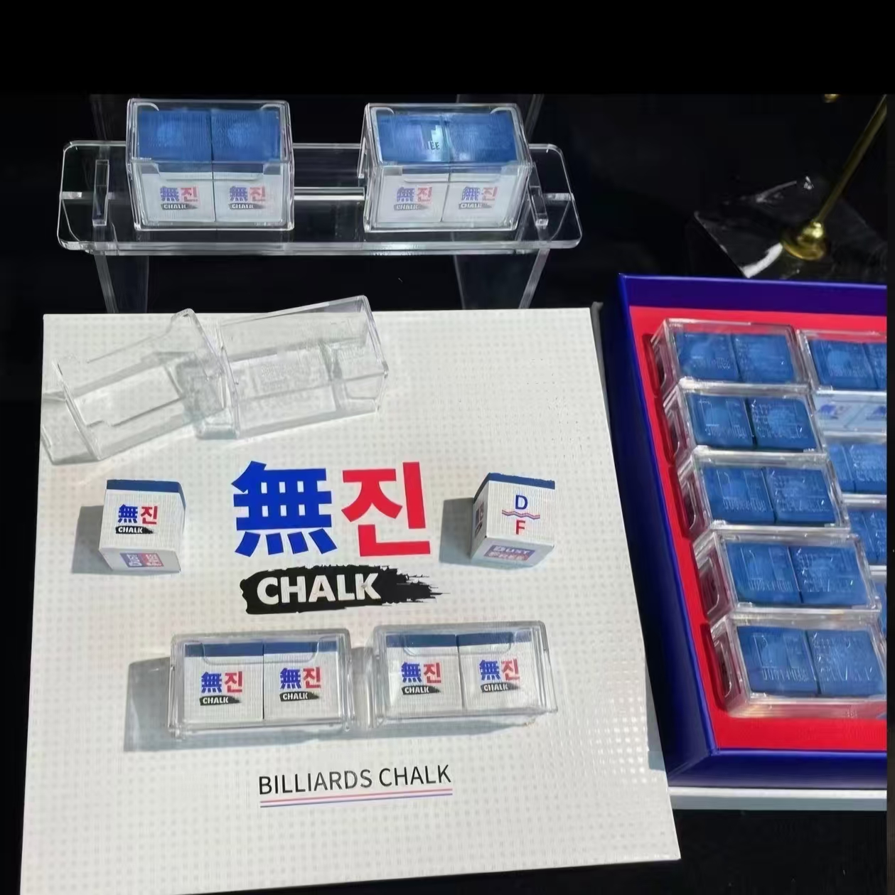 无尘巧克粉台球杆头粉油性擦粉职业斯诺克黑八中式八球桌球用品