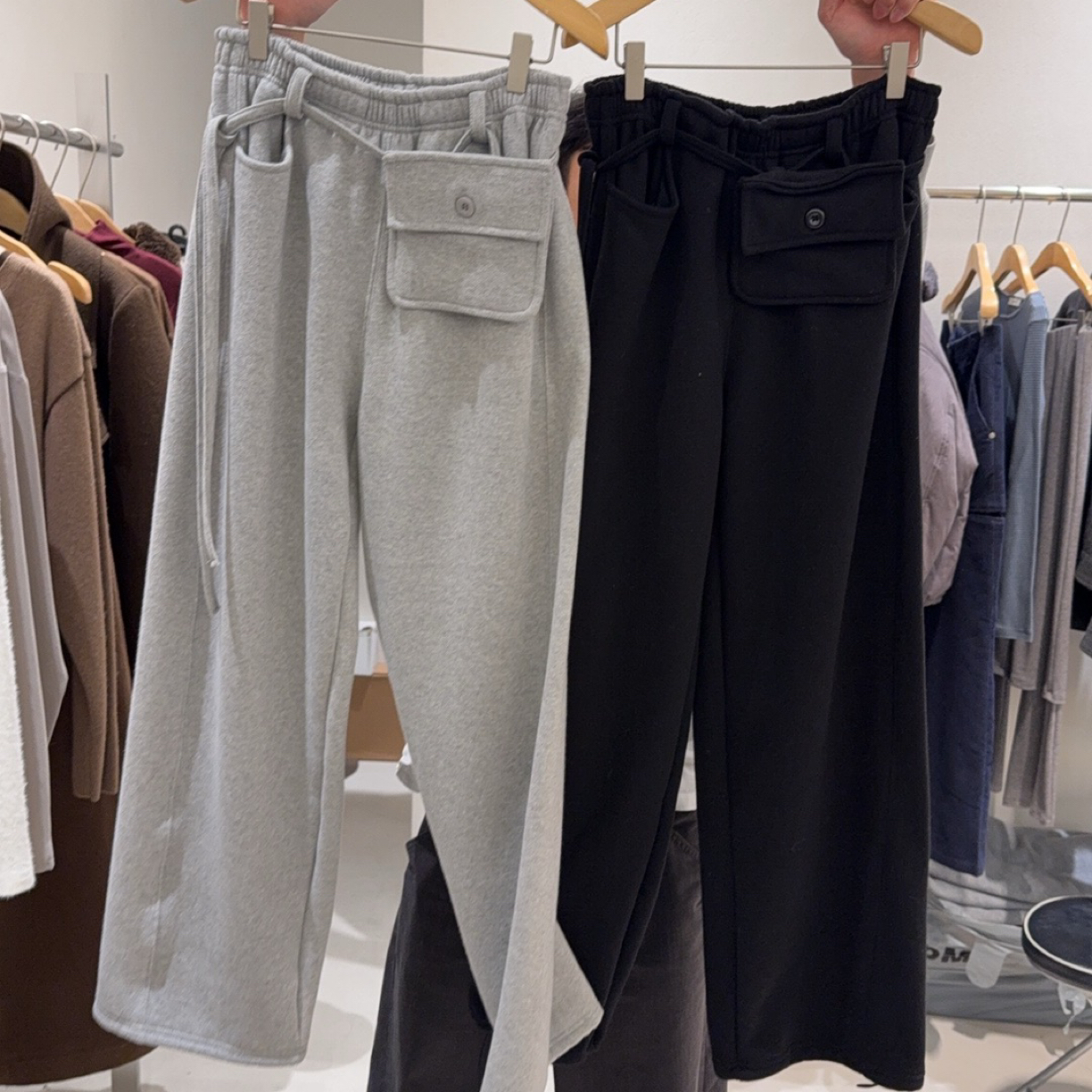 韩国东大门正品设计感显瘦卫裤（不退不换）