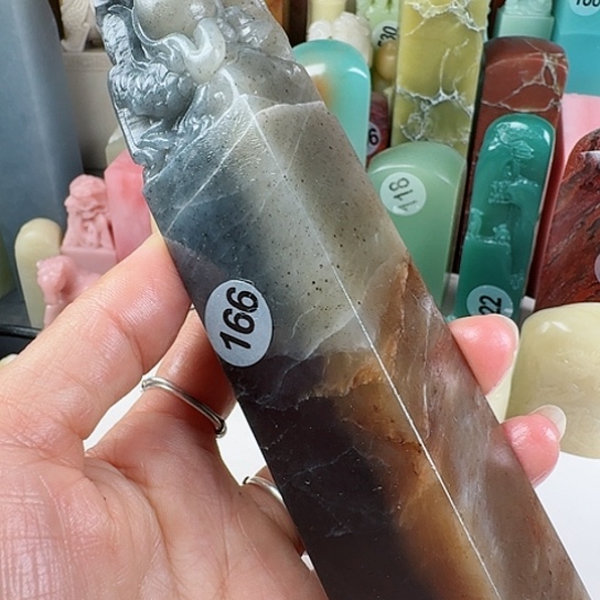 青田石印石天*印石章料……..