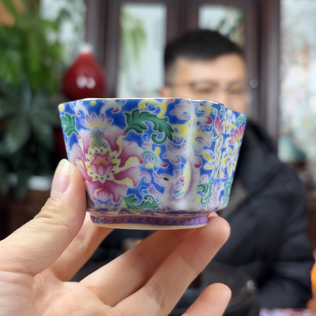 陶摆件景德镇陶瓷手工杯子