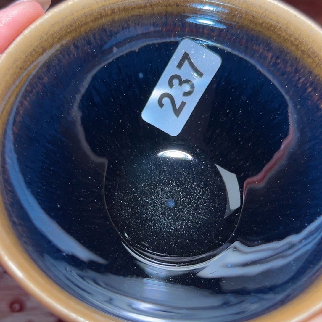 笑***沙茶盏全手工原矿原釉建盏