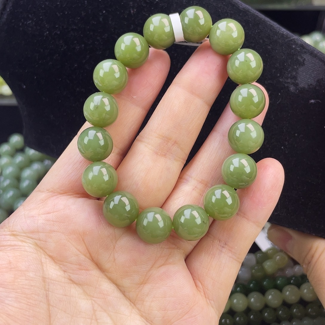 和田玉未镶嵌手链